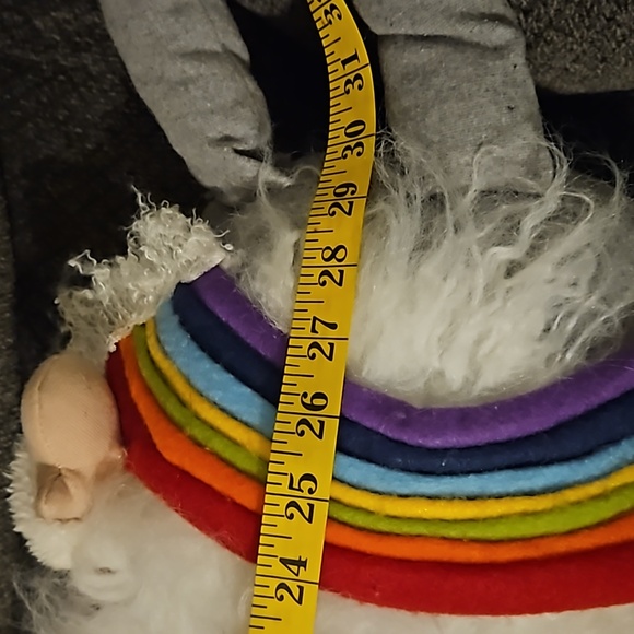 Rainbow Santa Christmas Gnome Weighted Ledge Decor - Picture 7 of 12